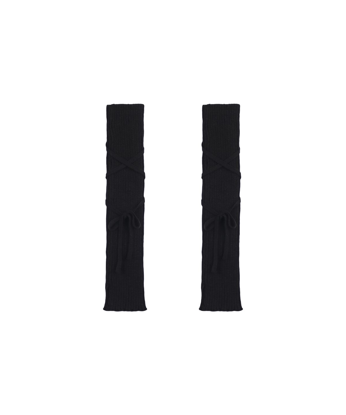 핑크파인애플(PINKPINEAPPLE) TENDU RIBBON LEG WARMER_BLACK