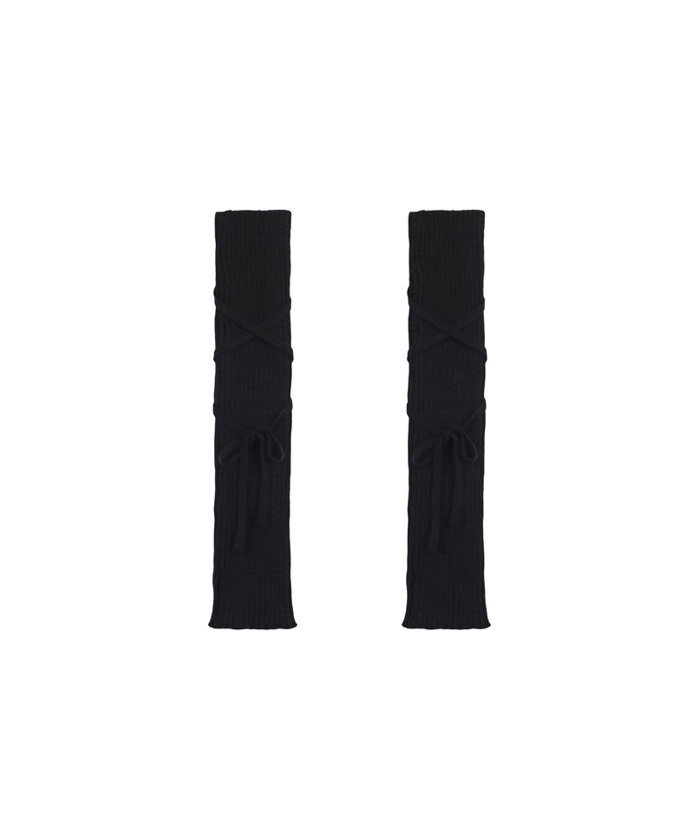 TENDU RIBBON LEG WARMER_BLACK