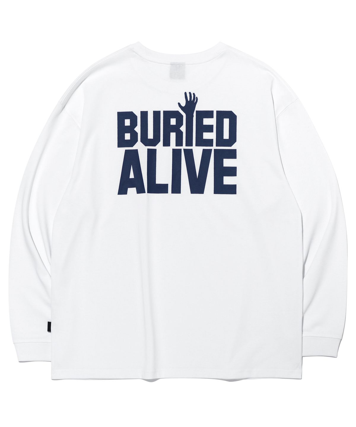베리드얼라이브(BURIED ALIVE) BA logo long sleeve(white)