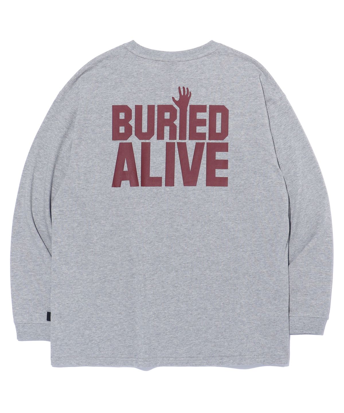베리드얼라이브(BURIED ALIVE) BA logo long sleeve(melange)