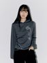 STARLIT FLOWER HOODIE, CHARCOAL
