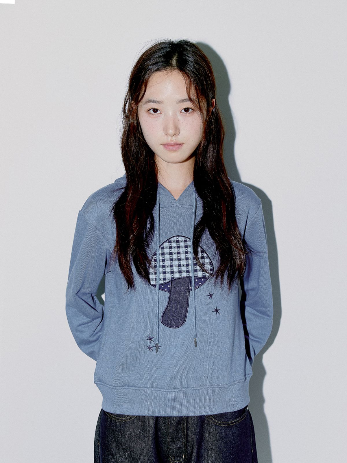 오피쉬(OAFISH) MUSHROOM PATCH HOODIE SKY BLUE