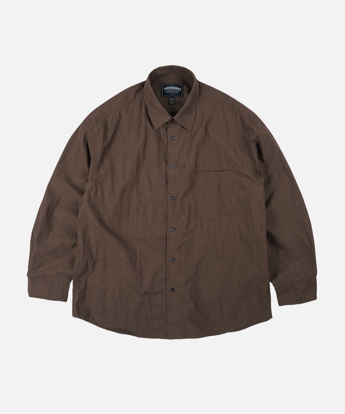 프리즘웍스(FRIZMWORKS) SOFT TOUCH RELAXED SHIRT 002 _ BROWN