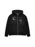 MOONLIGHT WISH HOODIE ZIP UP BLACK
