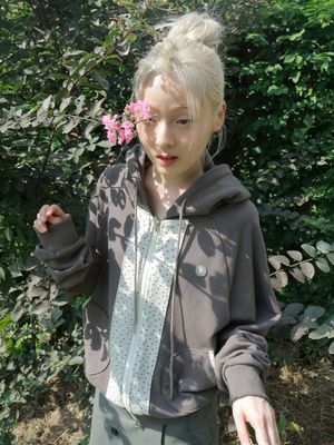 SOFT CENTERLINE HOODIE ZIP UP, BROWN