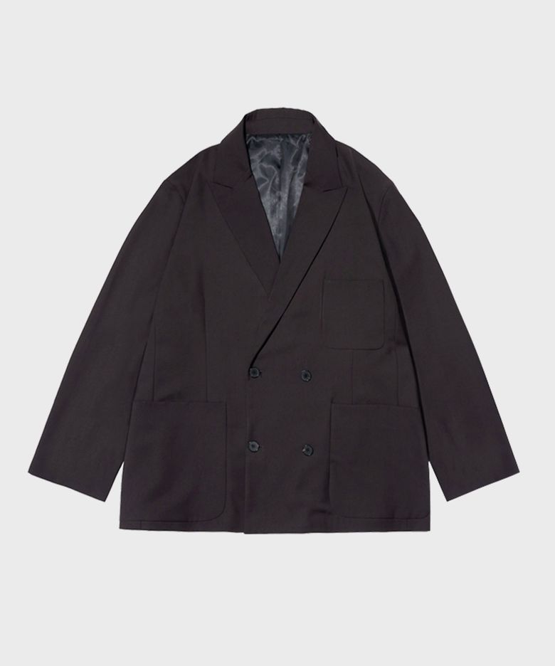 클래식 더블 자켓, Dark brown