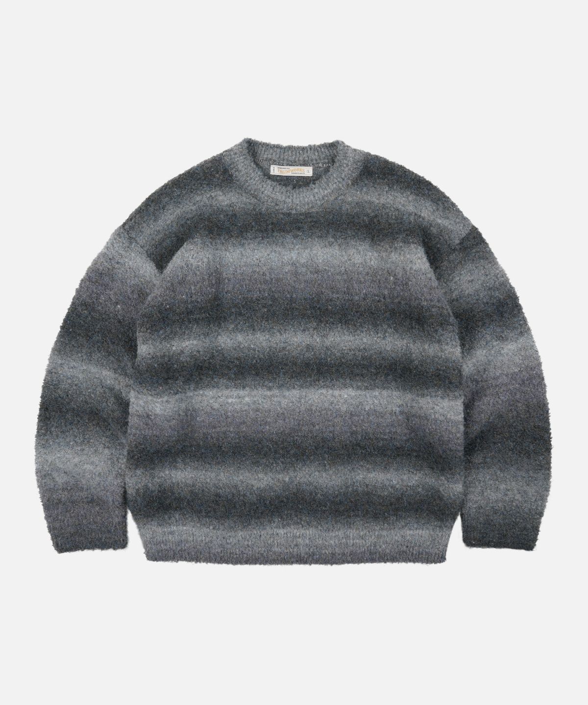 프리즘웍스(FRIZMWORKS) GRADATION BOUCLE KNIT _ GRAY