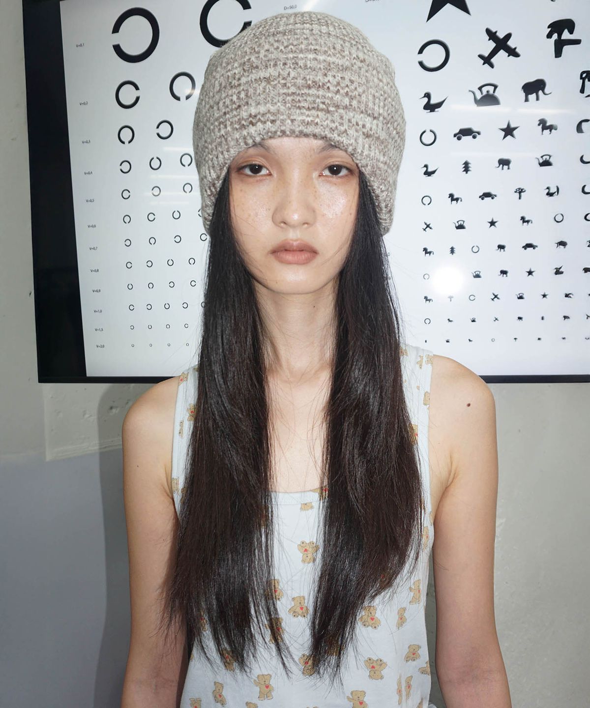 스컬프터(SCULPTOR) Cozy Earflap Beanie Multi Brown