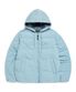 후드탈부착 올리 라이트 다운 자켓 - GREYISH BLUE