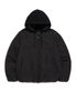 후드탈부착 올리 라이트 다운 자켓 - BLACK
