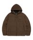 후드탈부착 올리 라이트 다운 자켓 - BROWN