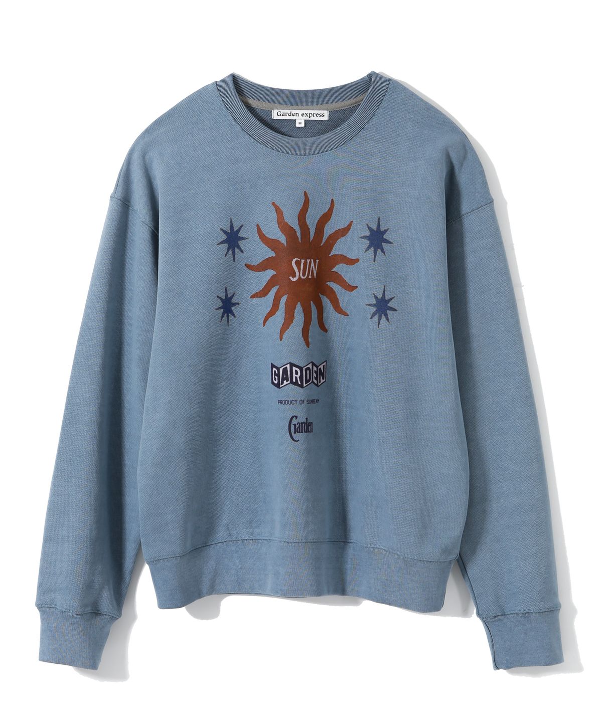 가든익스프레스(GARDEN EXPRESS) Vintage graphic Sweatshirt (blue)