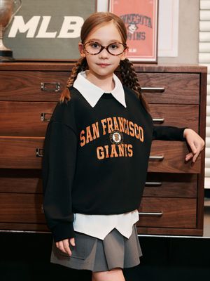 스포티브 팀 마스코트 맨투맨 SF (Black)