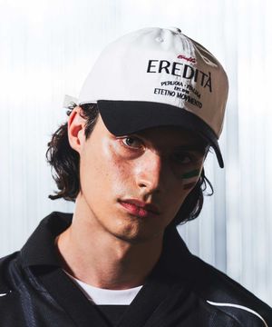 레트로 배색 볼캡 블랙 GA5970 BK