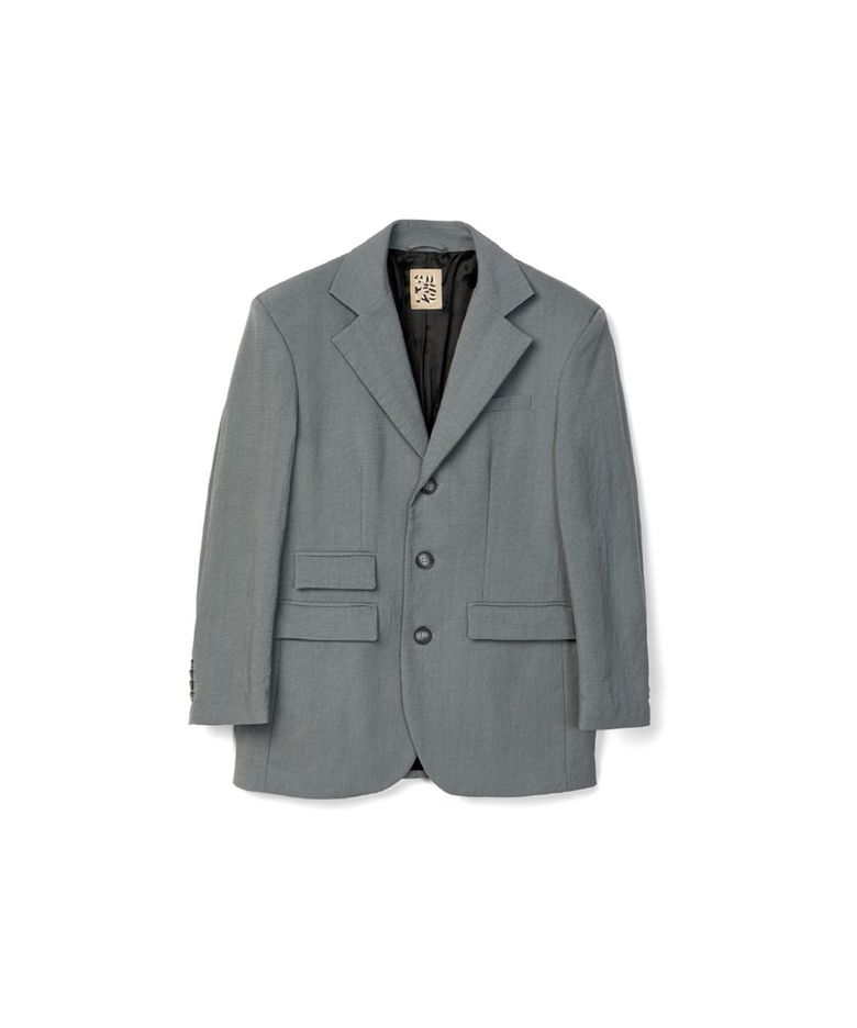 Technical Suit Blazer Grey