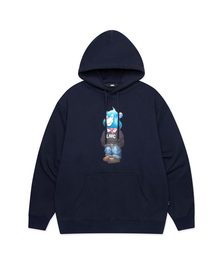 PAINTING LOSTY HOODIE navy