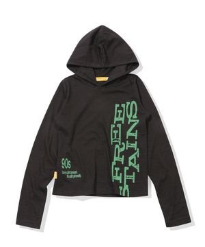 Free Stains Hood T-shirt(BROWN)