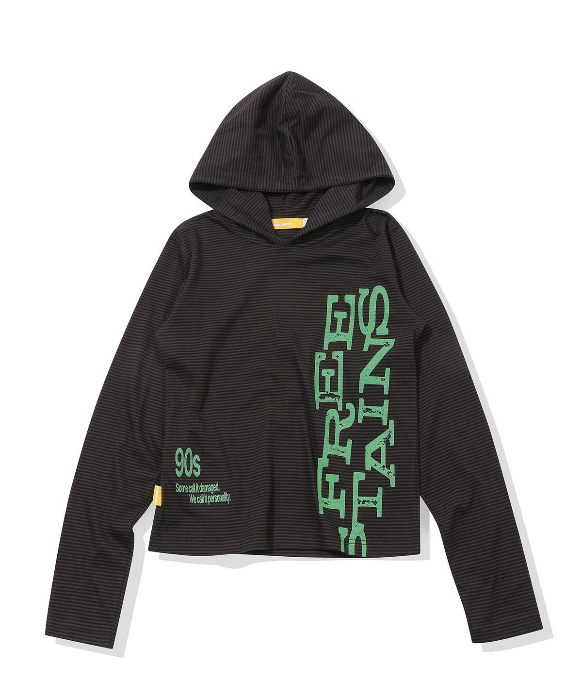 메인부스(MAINBOOTH) Free Stains Hood T-shirt(BROWN)