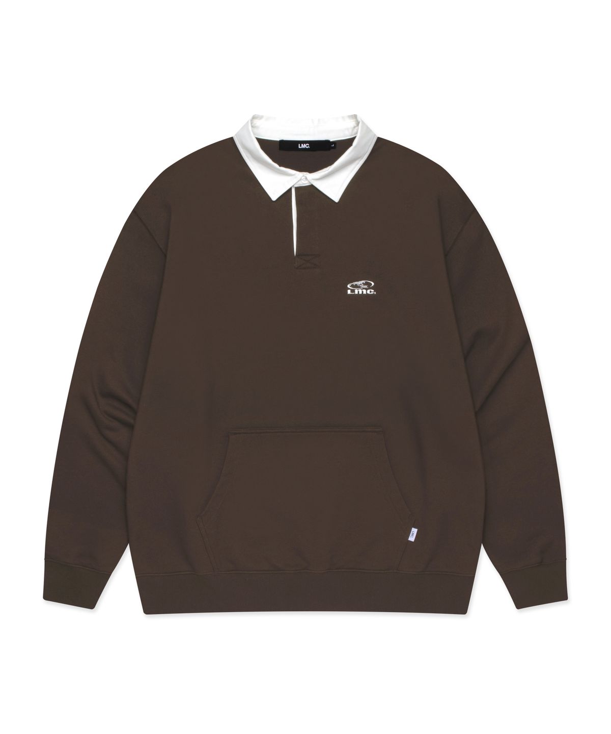 엘엠씨(LMC) OVAL COLLAR SWEATSHIRT brown