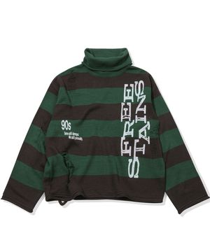 Free Stains Damage Sweater(GREEN)
