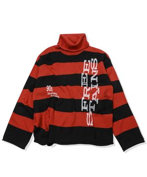 Free Stains Damage Sweater(RED)