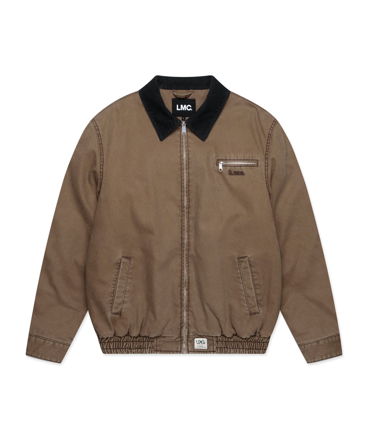 엘엠씨(LMC) CONTRAST STITCH WORK JAKCET beige