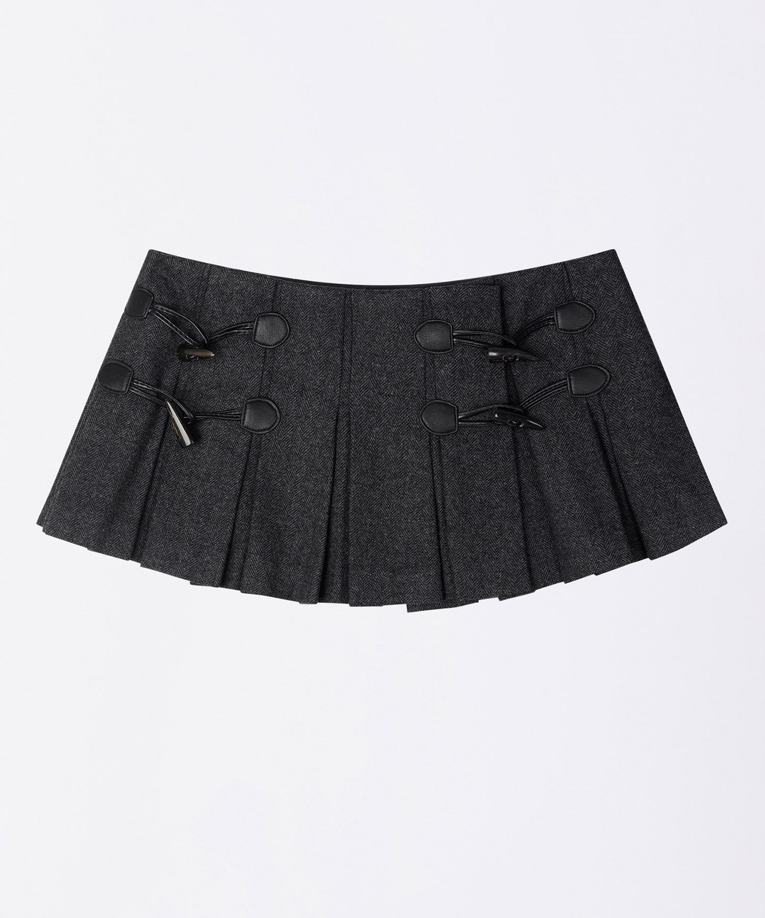 스컬프터(SCULPTOR) Wool Micro Wrap Skirt Gray - 사이즈 & 후기 | 무신사