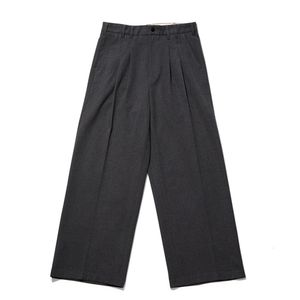 Two Tuck Wide Pants Gray