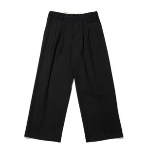 Two Tuck Wide Pants Black