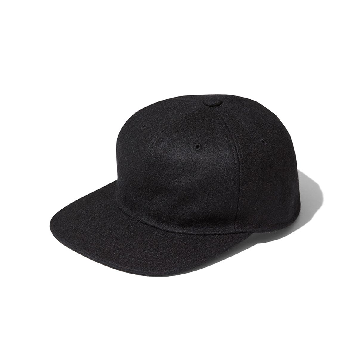 오가프(OGARP) Wool Blend Solid Cap Black