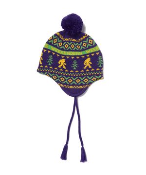 SASQUATCH EARFLAP BEANIE (PURPLE)