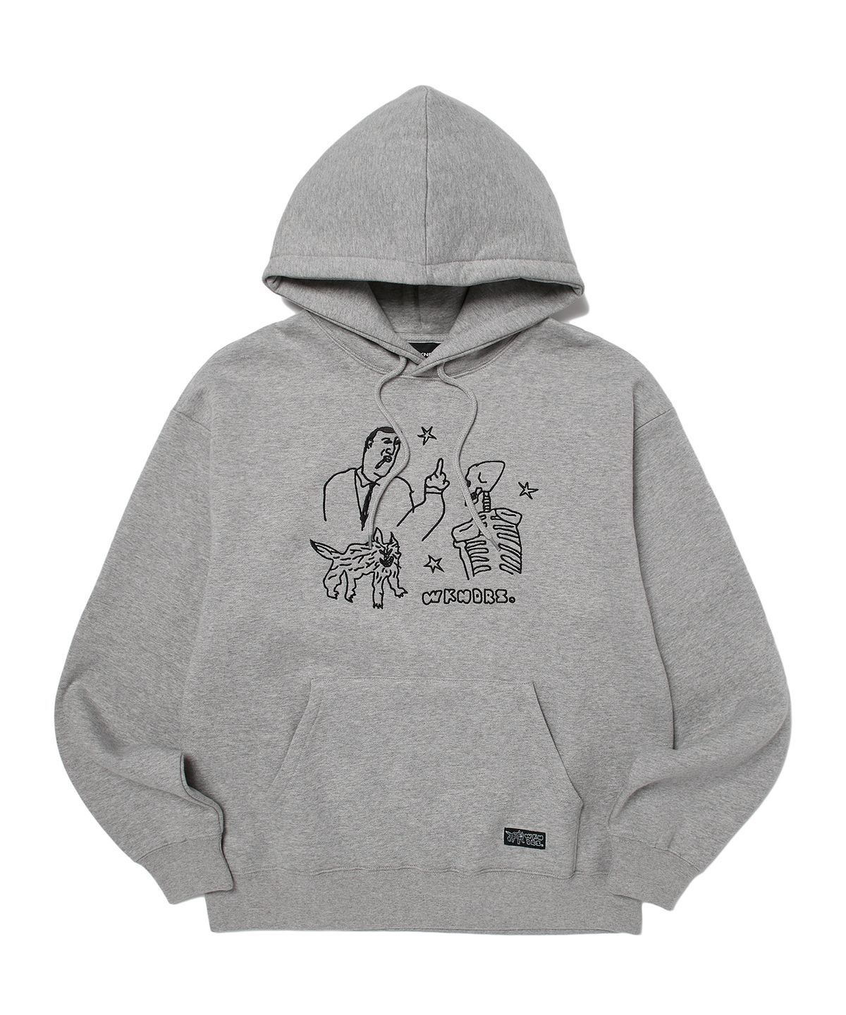 위캔더스(WKNDRS) TATTOO HOODIE (M.GREY)
