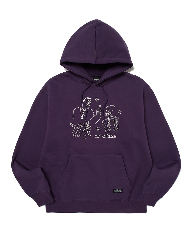 TATTOO HOODIE (PURPLE)