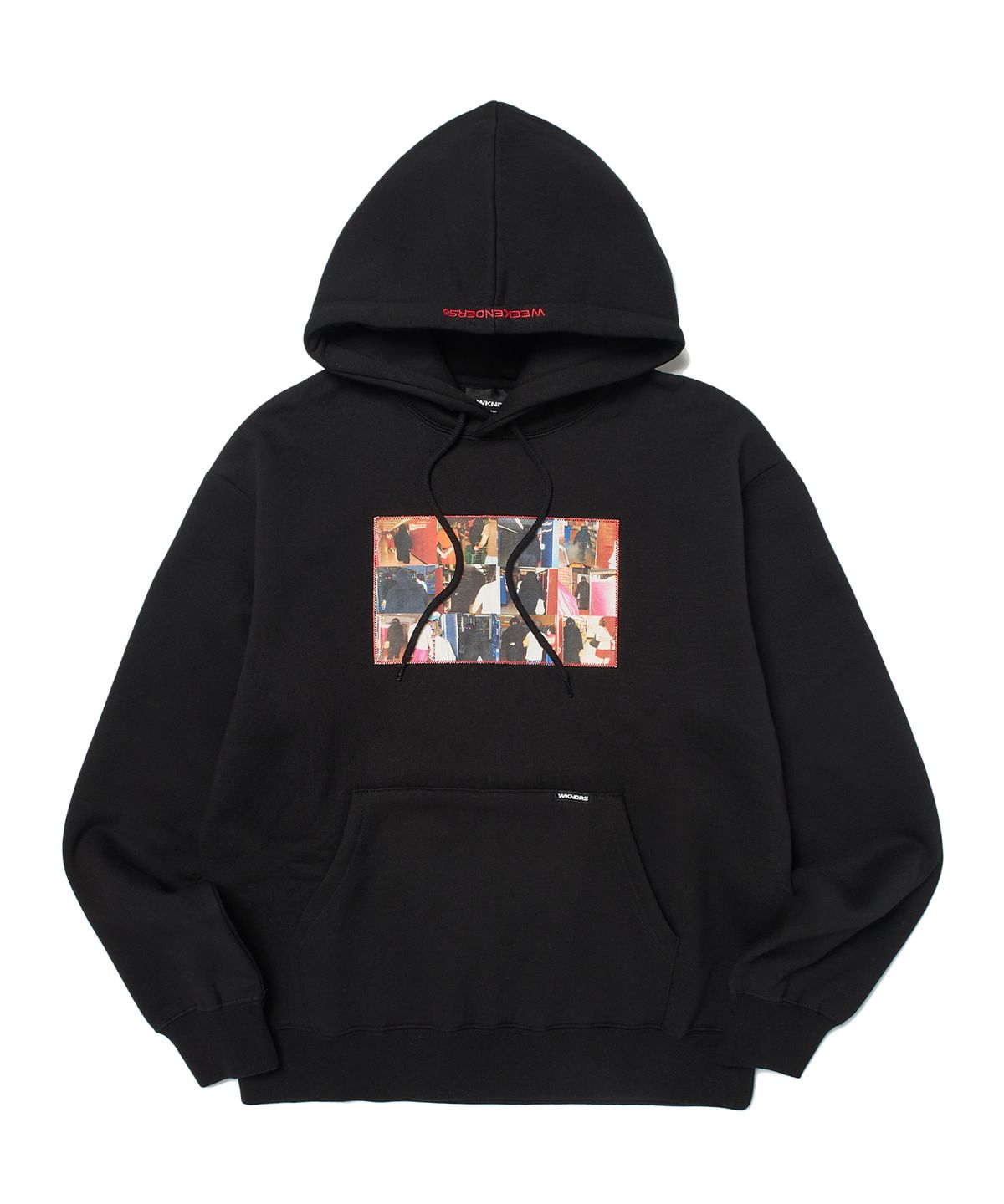 위캔더스(WKNDRS) BIG FOOT HOODIE (BLACK)
