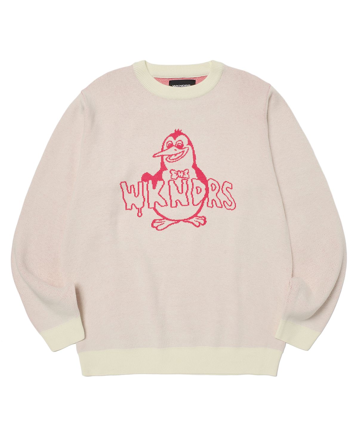 위캔더스(WKNDRS) PENGUIN KNIT SWEATER (IVORY)