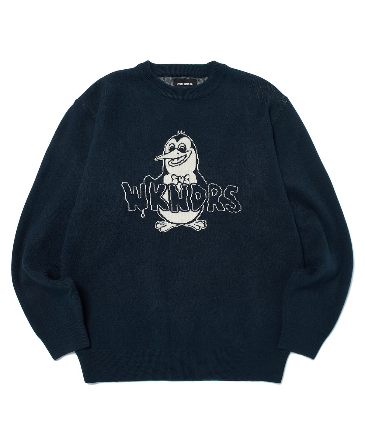 위캔더스(WKNDRS) PENGUIN KNIT SWEATER (NAVY)