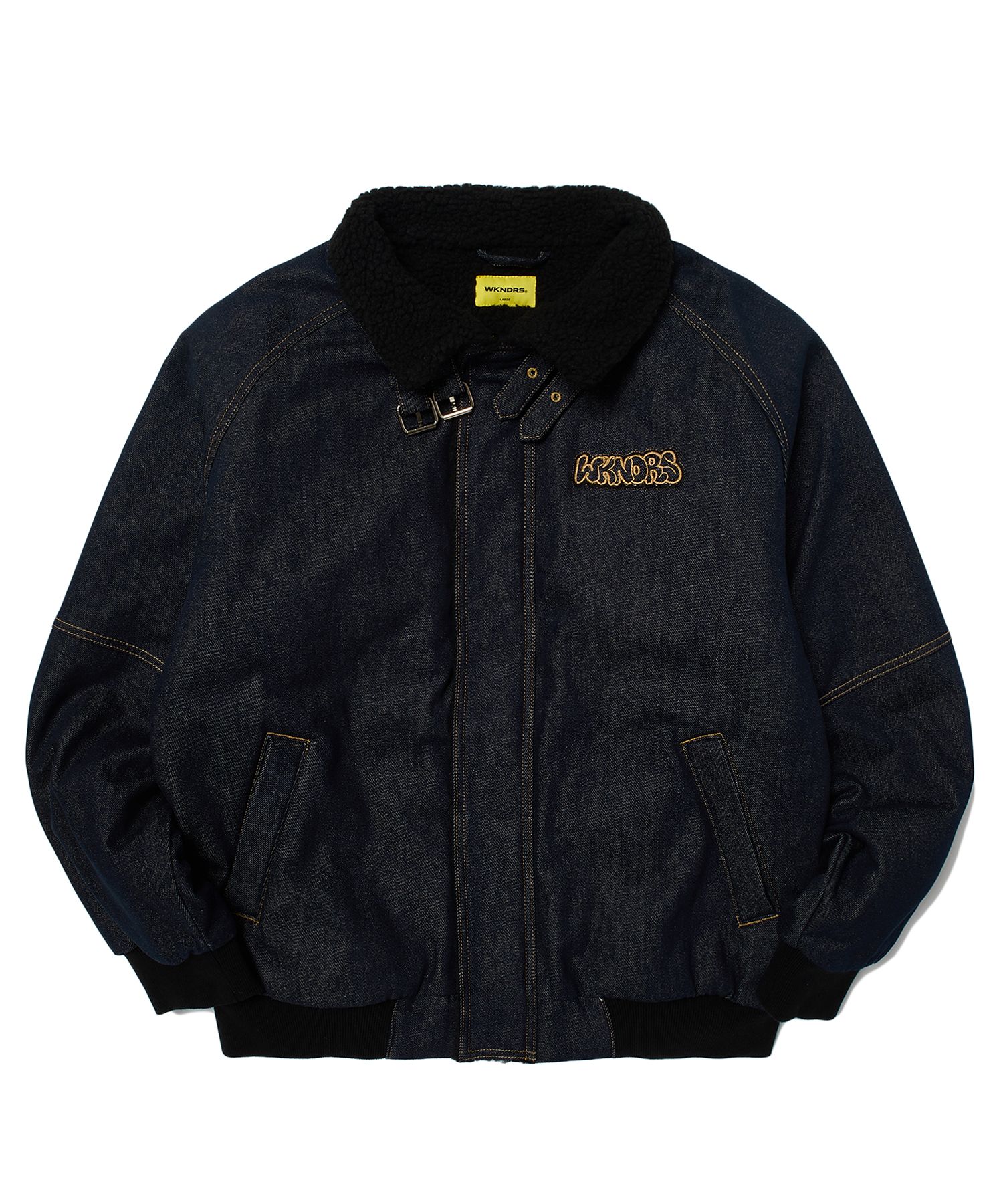 MUSINSA公式 | WKNDRS DENIM SHERPA JK (D.BLUE)