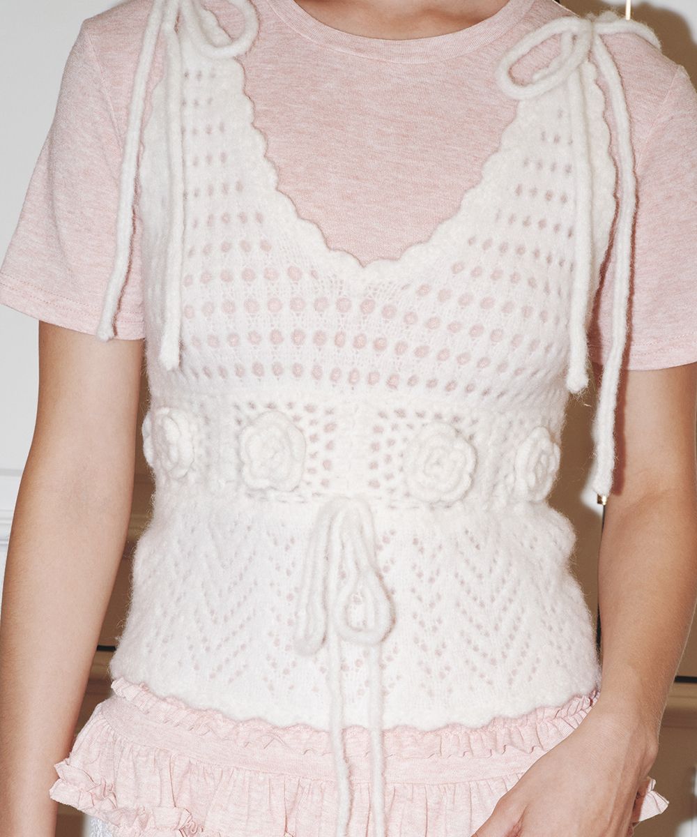 【新品】eaphi♡natural crochet bustier【完売商品】 RESTOCK】CROCHET BUSTIER – HCAE ONLINE STORE