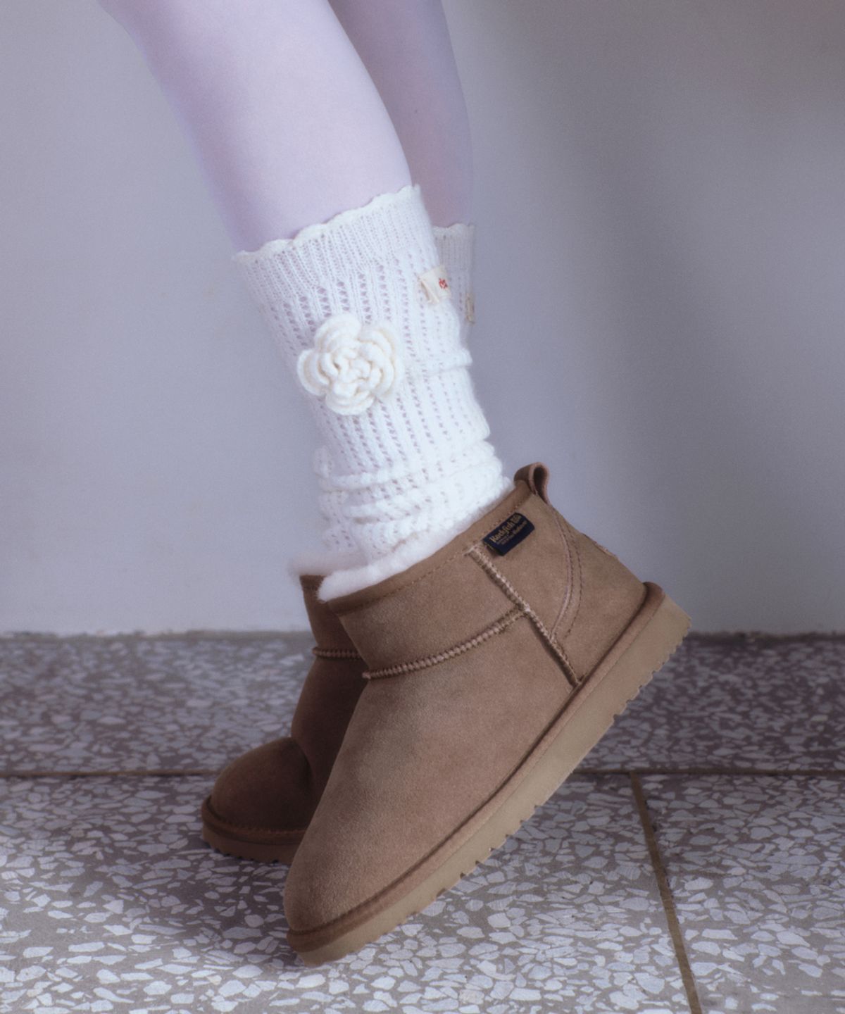 락피쉬웨더웨어(ROCKFISH WEATHERWEAR) CROCHET SOCKS - IVORY
