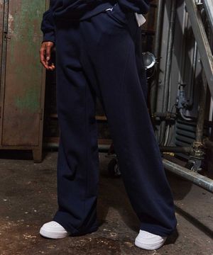 레트로 커브드 스웨트 팬츠 미드나잇블루 GA5752 BL