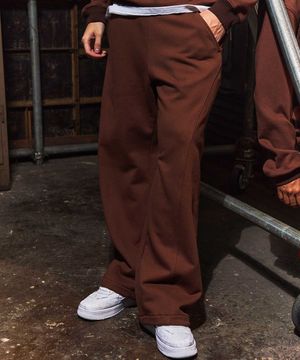 레트로 커브드 스웨트 팬츠 브라운 GA5752 BR