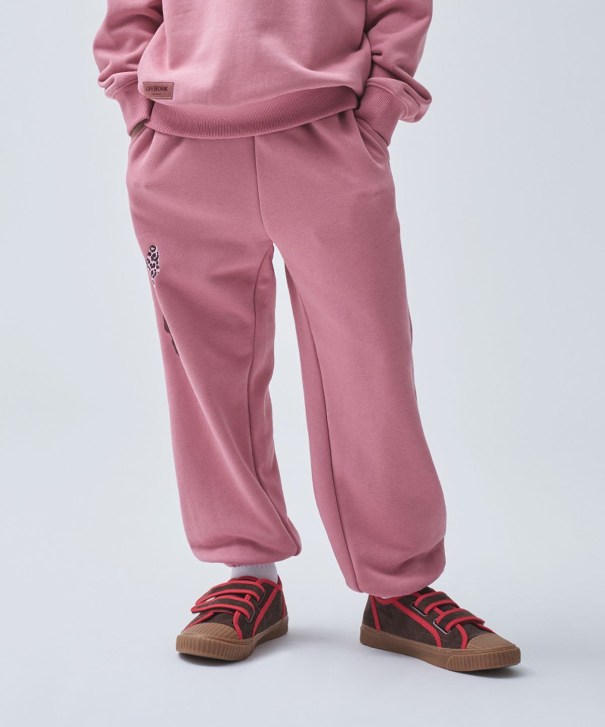 라이프워크 키즈(LIFEWORK KIDS) 키즈) 호피 라독 프린트 조거팬츠