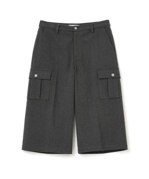 테일러드 헤링본 버뮤다 팬츠 [차콜]