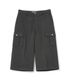 테일러드 헤링본 버뮤다 팬츠 [차콜]