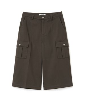 테일러드 헤링본 버뮤다 팬츠 [브라운]