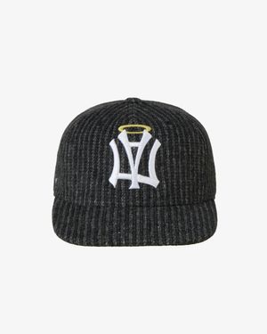 AE SYMBOL STRIPE ANGEL WING CAP [BLACK]
