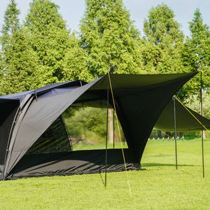 포시즌 텐트용 전면 연장 타프