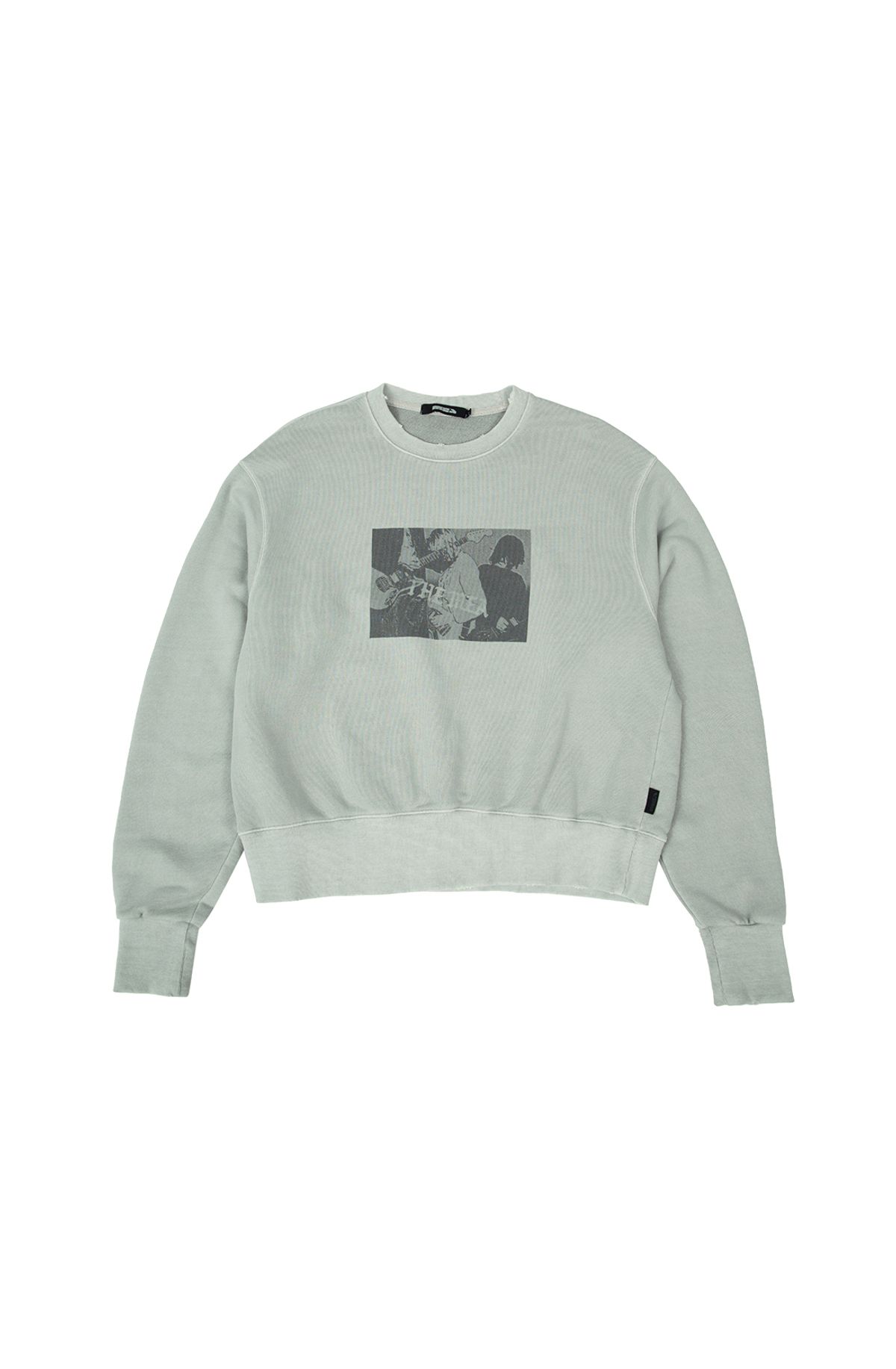 메아(MEA) DAMAGED ROCK SWEATSHIRT [MINT]