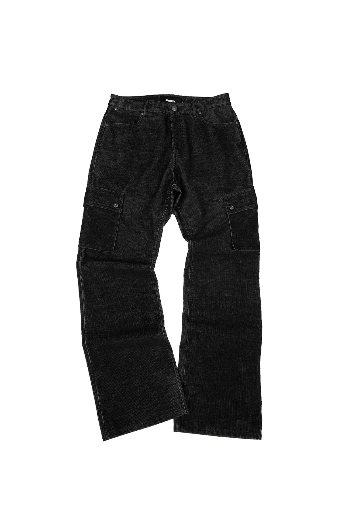 메아(MEA) CARGO BOOTCUT PANTS [BLACK]