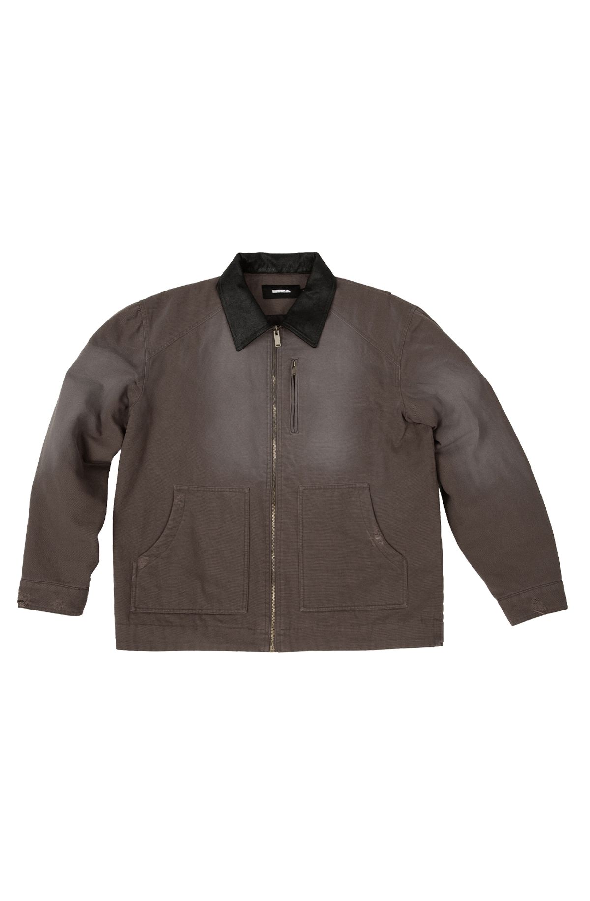 메아(MEA) DAMAGED WORK JACKET [BROWN]